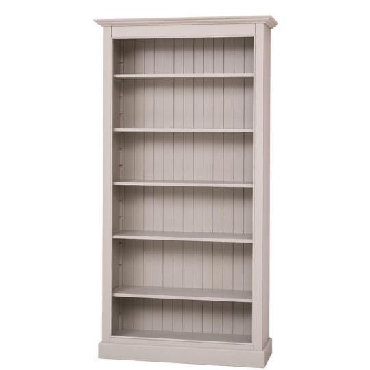 siva provanseska kniznica mediteransky klasicky masivny hnedy policovy nabytok jedinecna velkost skrine uzka obyvacka pracovna country.jpg